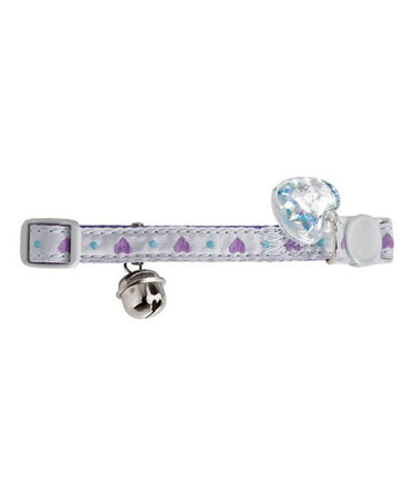 Hunter Purple Heart Cat Collar -